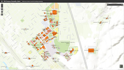 ISU campus web map